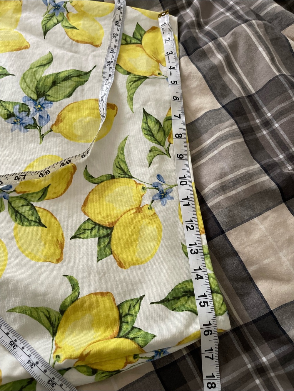 Talbots Lemon Blossom Print A-Line Cotton Blend Skirt Size 10 Summer Cottagecore - Picture 9 of 11